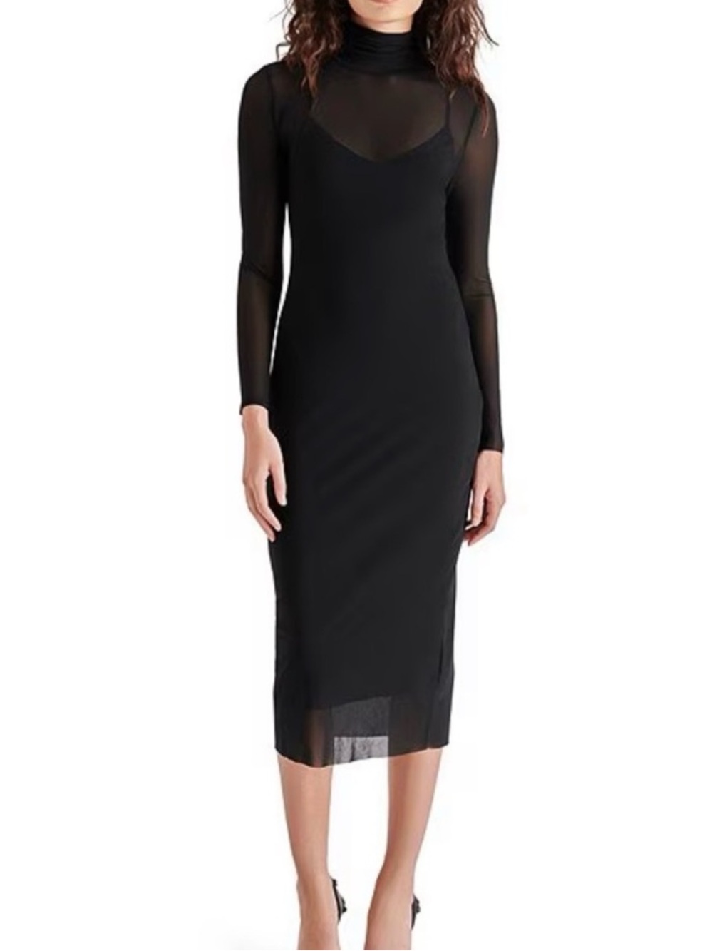 Steve Madden Vivienne Midi Dress size L